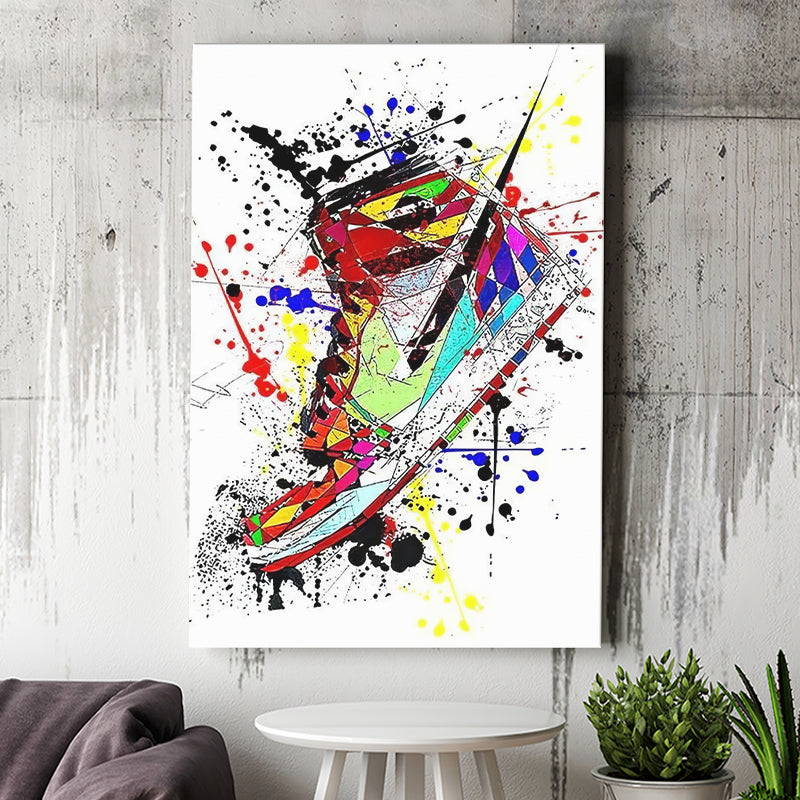 Buy Watercolor Sneaker Shoes Canvas Art at Best Prices